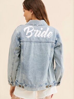 Show Me Your Mumu Bridal Dover Denim Jacket